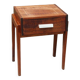 Table de chevet, teck et palissandre