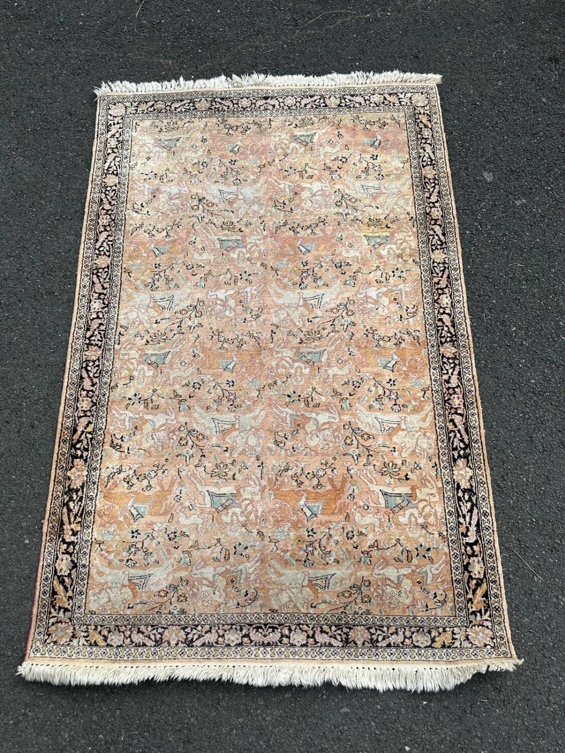 Persian silk rug