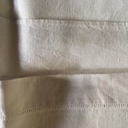 Pair of pillowcases embroidered linen old