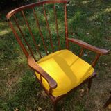 Pair of Baumann fan armchairs