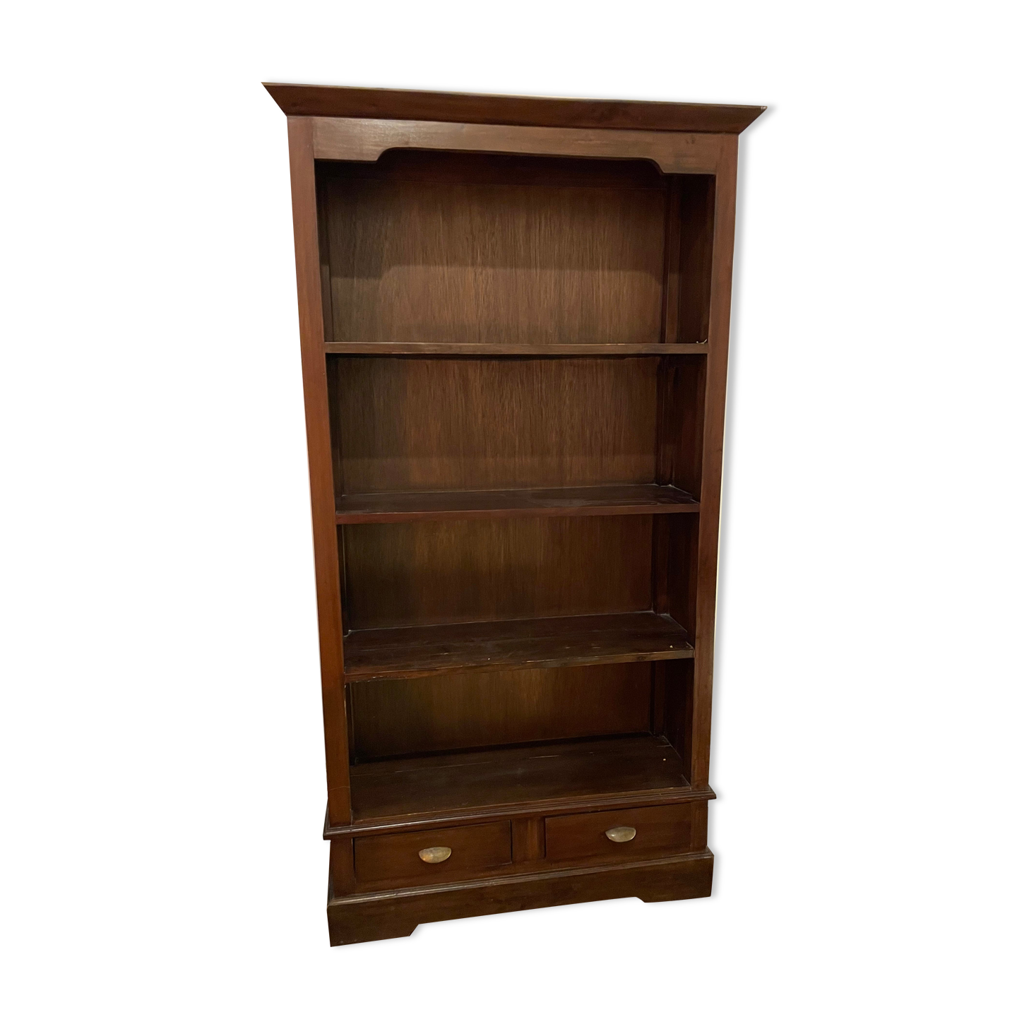 Solid wood bookcase