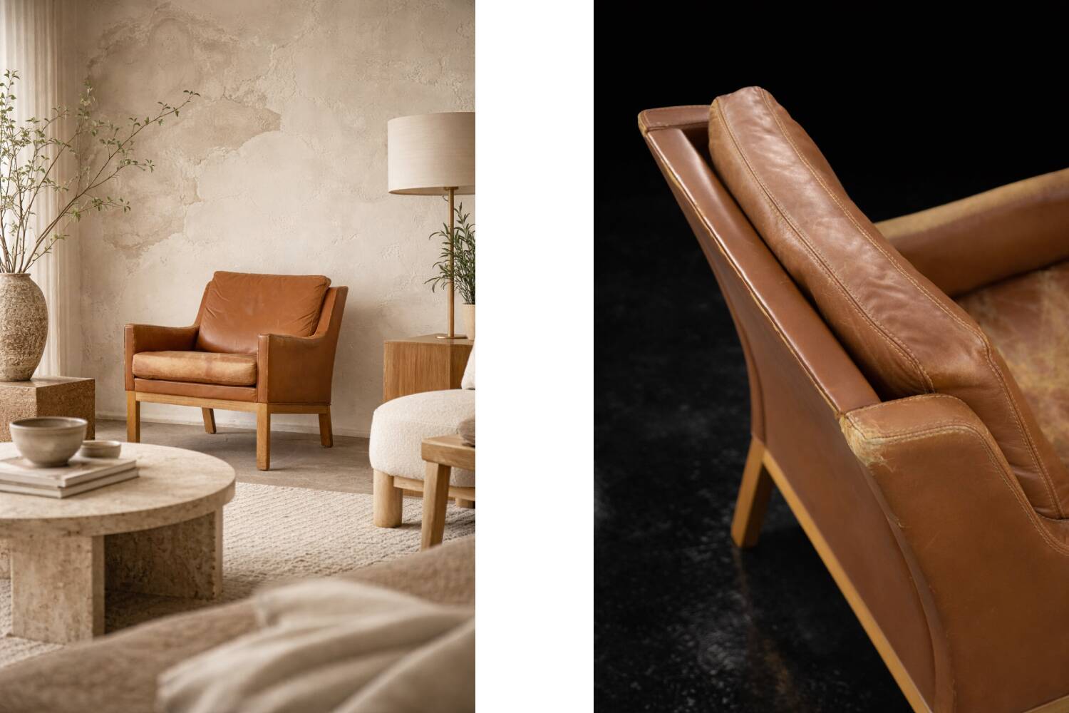 Vintage Mid-Century Danish Modern Easy Chair Model 39 by Søren Willadsen