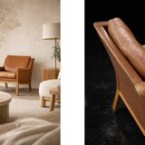 Vintage Mid-Century Danish Modern Easy Chair Model 39 by Søren Willadsen