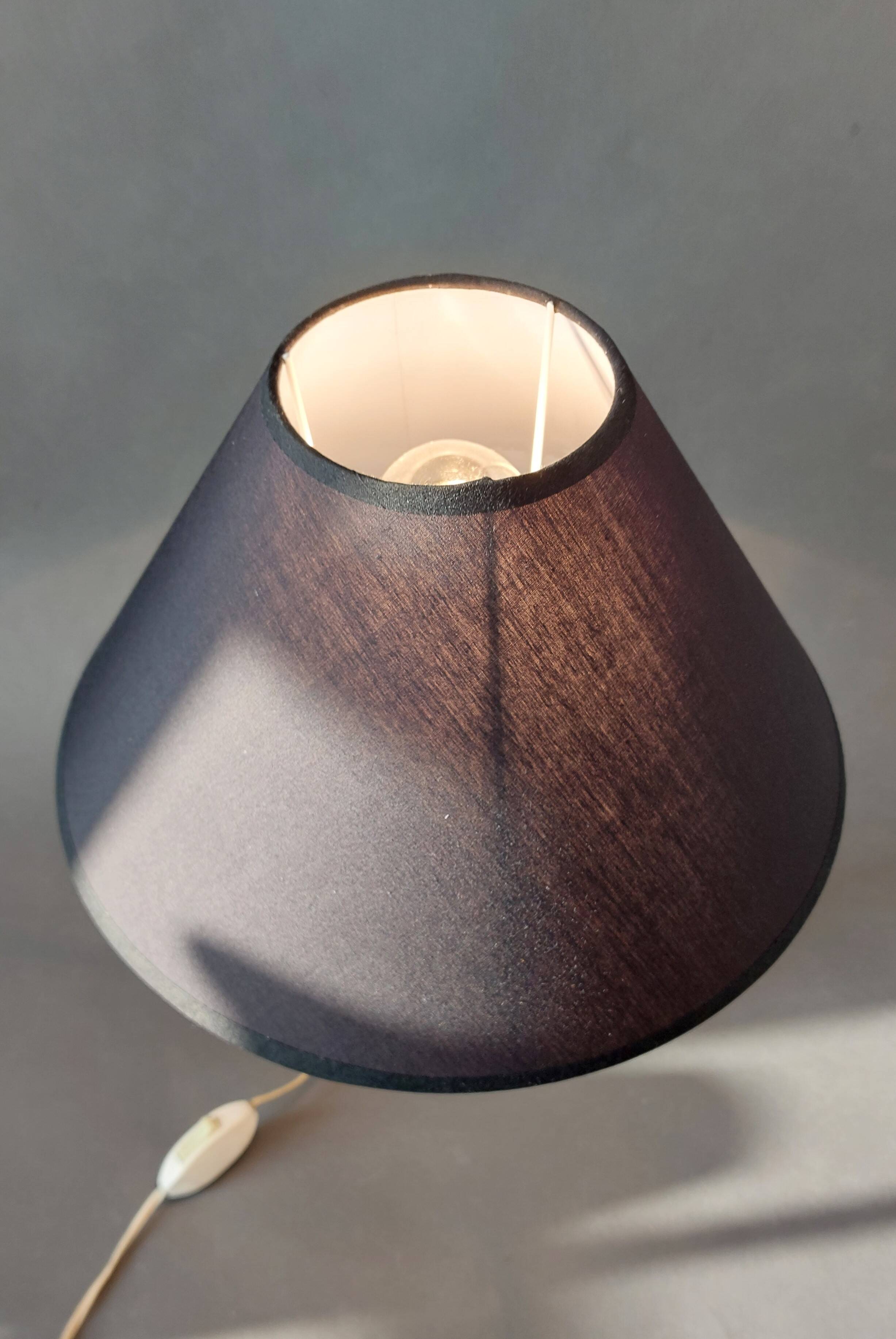 Carcel lamp in metal and gilded brass 1960.