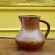 Vintage enamelled stoneware water jug pitcher 1 liter