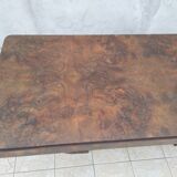 Art deco period table in walnut bramble