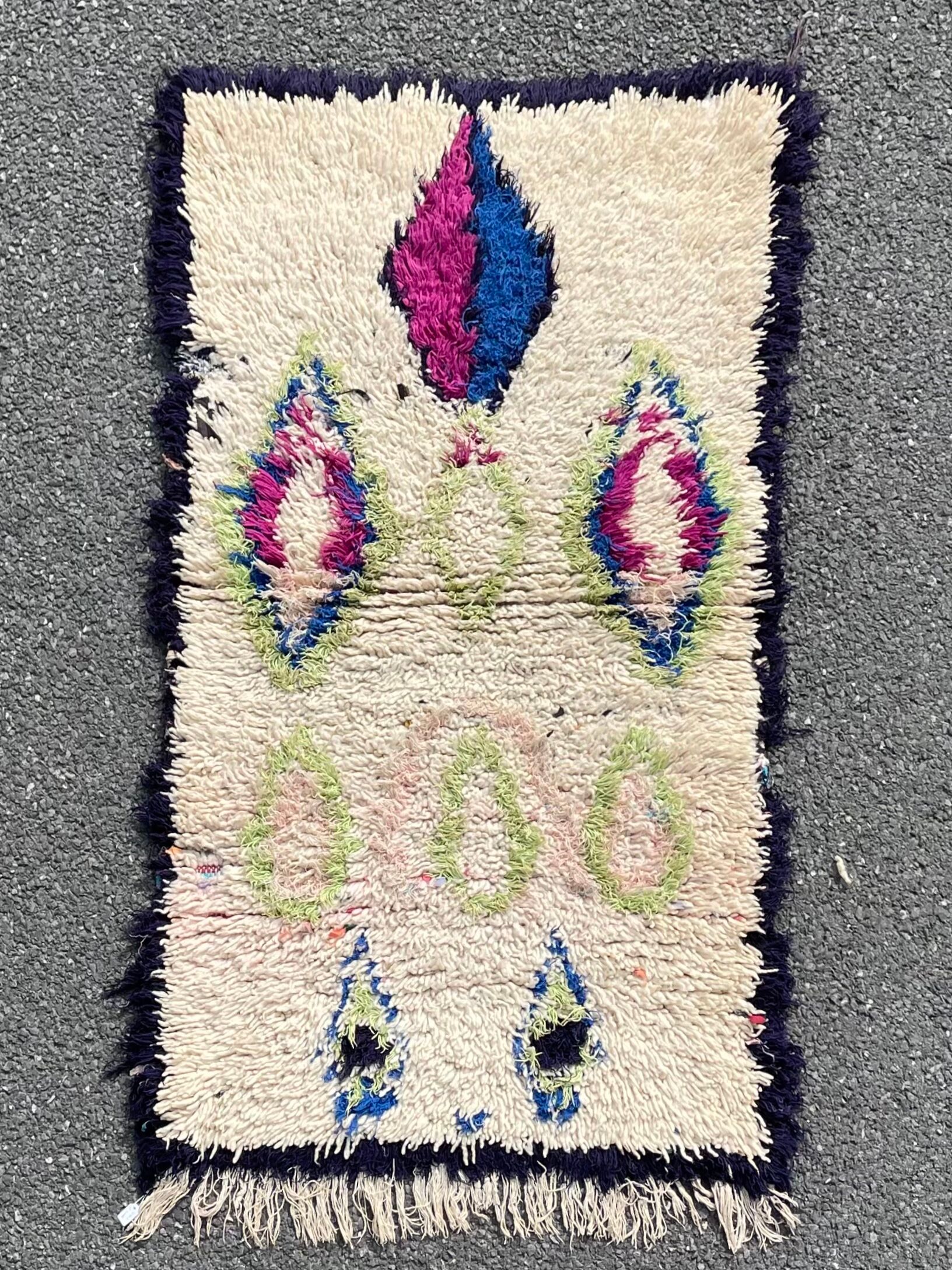 Moroccan carpet Azilal 85x145 cm