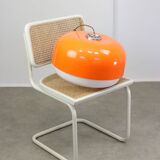 Rare XXL Orange Medusa Pendant Lamp from Guzzini, 1970s