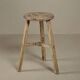 Gong - Tabouret ancien chinois en orme n°2