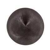 Black ceramic centerpiece on foot, La Bergerie Vallauris