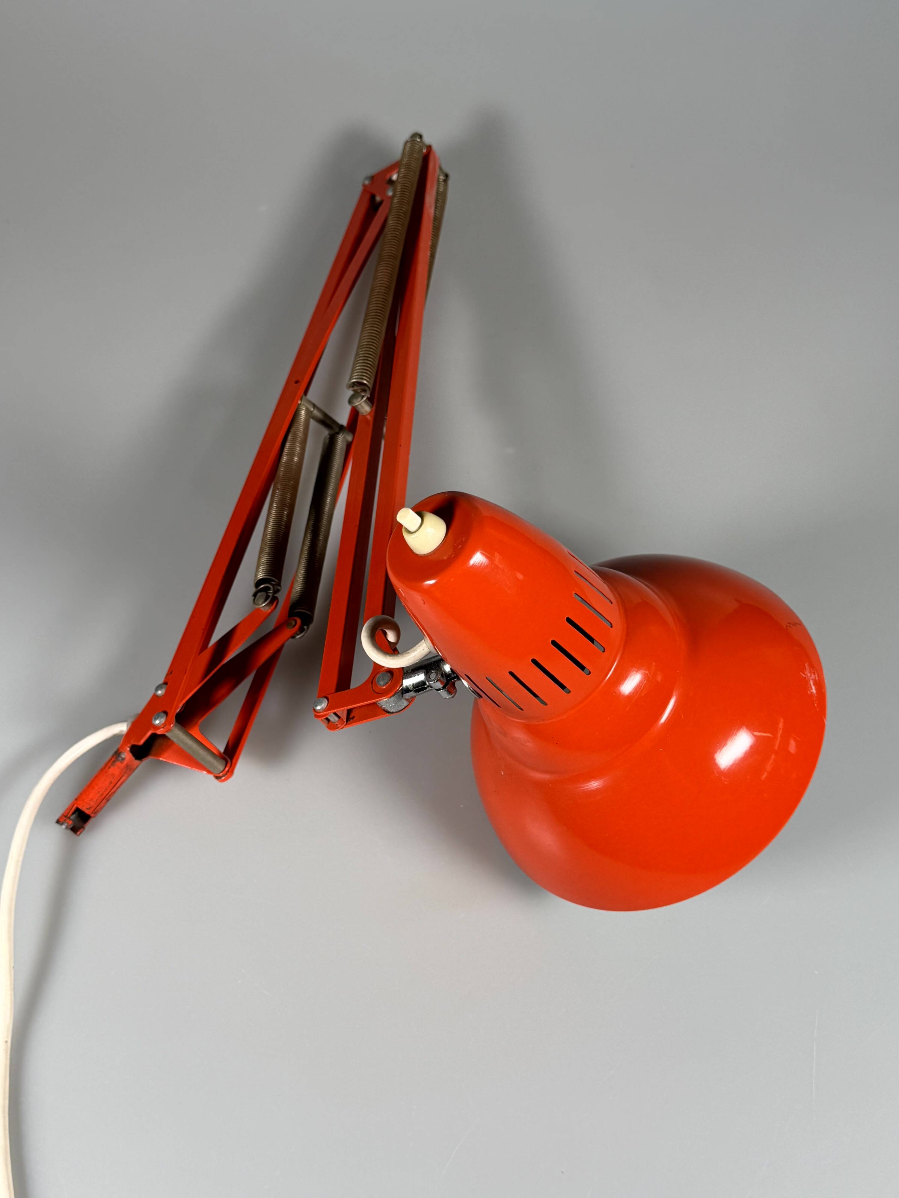 1960s 1970s Desk Lamp Scissor Lamp Metal Space Age Design
