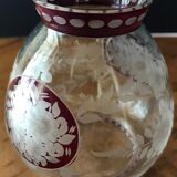 Vase en cristal taillé