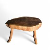Table basse en bois massif naturel