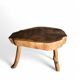Natural solid wood coffee table