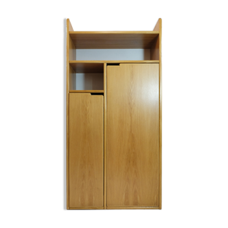 Elm cabinet from the GO series, Pierre Chapo