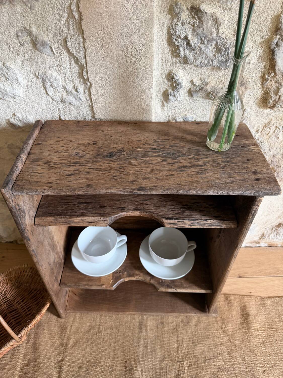 Wooden shelf