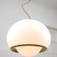 Rare White & Golden Bud Lamp by Luigi Massoni for Guzzini, 1960s