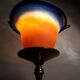 Golden bronze tripod lamp