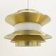 Mid-Century Labelled Trava Ceiling or Pendant Lamp by Carl Thore for Granhaga, Sweden, 1970s