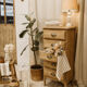 Oak chest of drawers with 5 drawers – restored