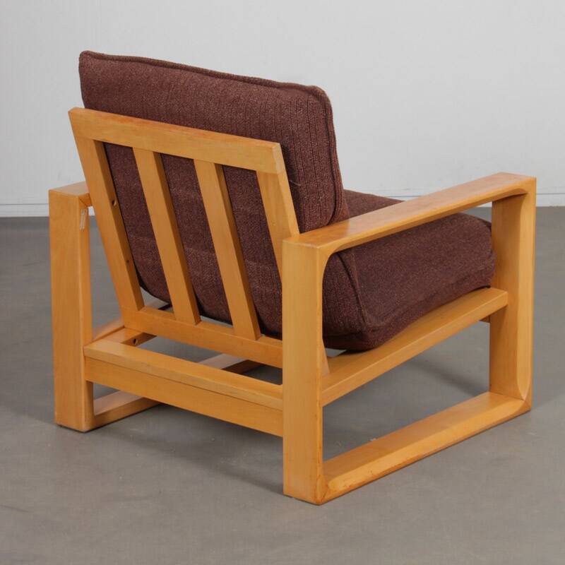 Paire de fauteuils vintage par Miroslav Navratil, modèle Daria, 1985