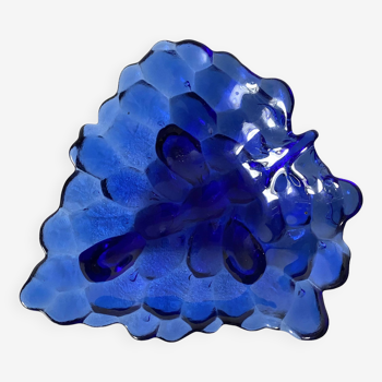 Cobalt blue grape glass pocket tray