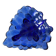 Vide poche en verre raisin bleu cobalt