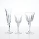 Service de 27 verres en cristal de Saint-Louis — Modèle Trianon