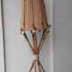 Lampadaire bambou et ficelle