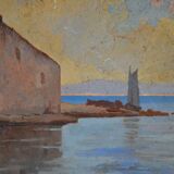 View of martigues mid-twentieth century