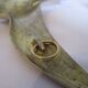 Wall Decoration Set 3 X Seagull / Swallow / Bird. Brass 70 / 80s