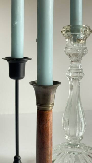 Chic Vintage Bougeoirs Trio