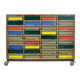Dutch schoolcabinet with coloured drawers, 1970s