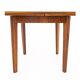 Art Deco square table, Poland, 1940s. After renovation.