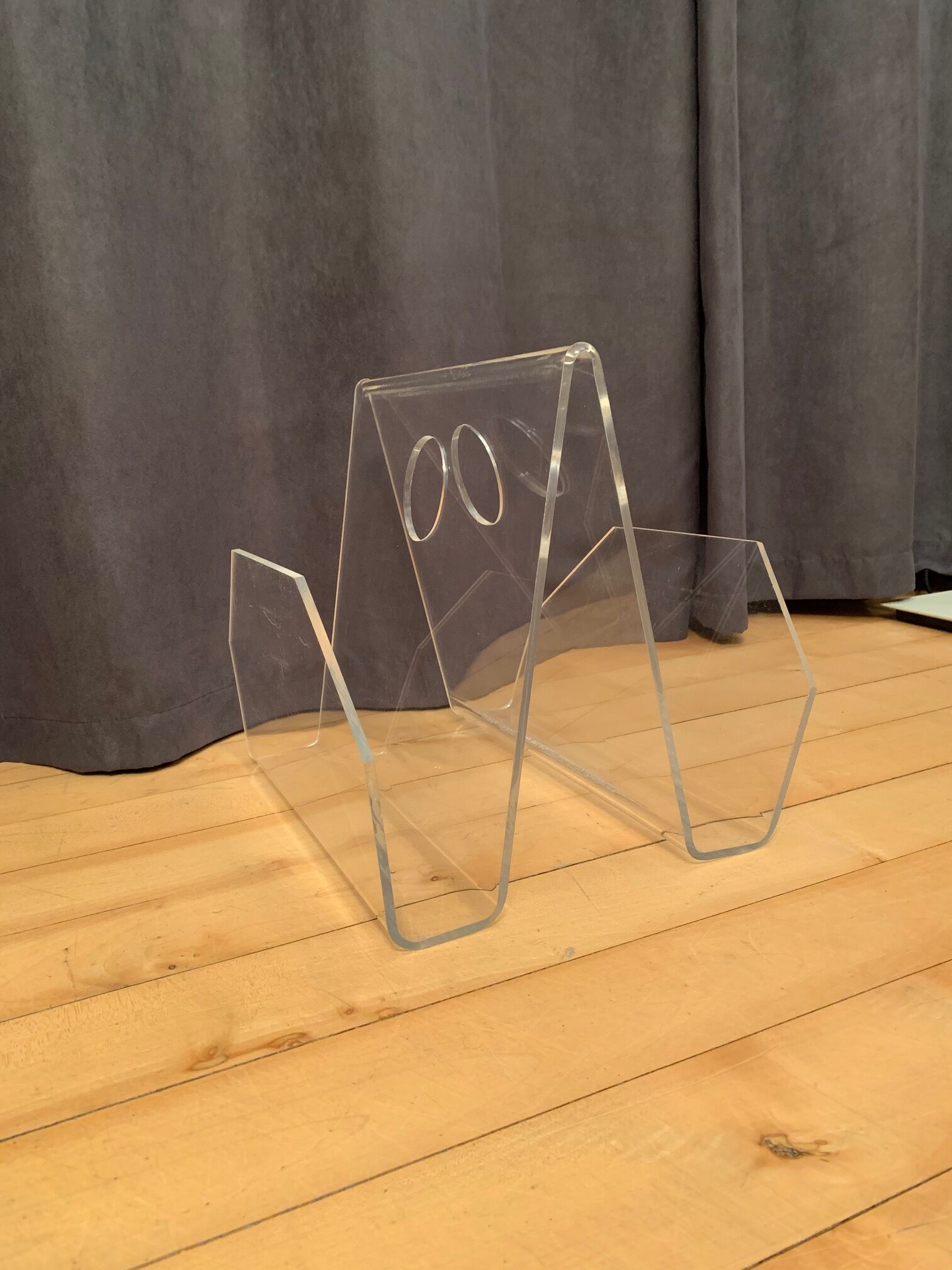 Lucite newspaper magazine, 1970s