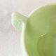 Glass cups and saucers, 1950s