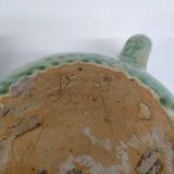 Stoneware teapot signed Pierre Lion
