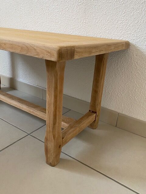 Table basse de ferme bois décapé