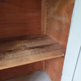 Painted wooden storage cabinet