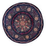 Vintage circular rug signed 'LELEU'