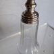 Sugar-washer - The perfect - glass and silver metal 1950