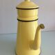 Former yellow enamelled coffee maker 50/60
