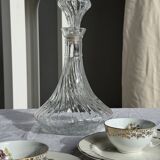 Vintage glass decanter in hot air balloon style H31 D18