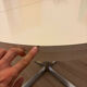 Table ronde Space age roche bobois rallonge intégré avec système 1970