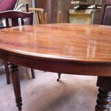 Mahogany round table
