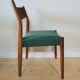 Lot of 6 chairs in 60s Scandinavian style teak