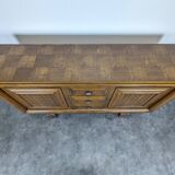 Brutalist sideboard in the spirit of Dudouyt.