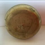 Individual ashtray in worked brass