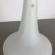 Original midcentury opal glass tube hanging light, italy, 1950