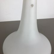 Original midcentury opal glass tube hanging light, italy, 1950